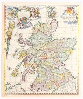 Schottland. N. Visscher / 2 Bll.