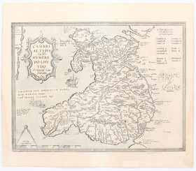 Wales. (Ortelius)
