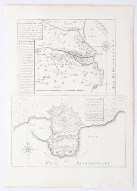 Palamós-Verges auf 1 Bl. Placide-Duval