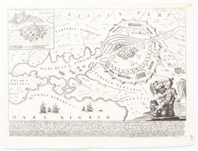 Asow.  Belagerungsplan. E. Baeck / 3 Bll.