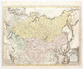 Russland. 6 Bll. Homann E., Robert u. Sanson