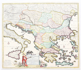 Südosteuropa. 3 Bll. Danckerts/Homann/Sanson