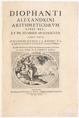 Diophantus/Fermat, Arithmeticorum libri sex