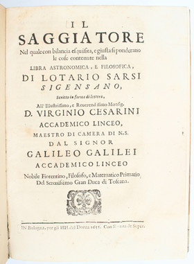 Galilei, Il saggiatore