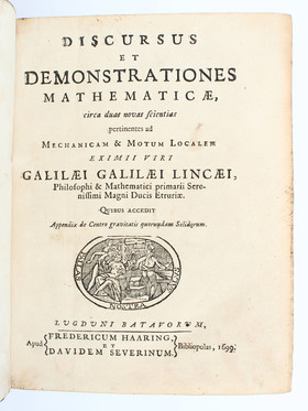 Galilei, Discursus et demonstrationes
