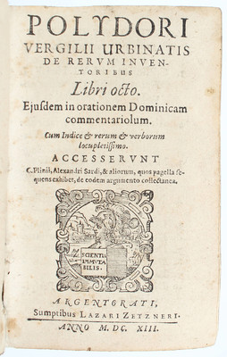 Vergilius, De inventoribus