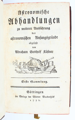 Kästner, Astronomische Abhandlungen. 2 Bde.