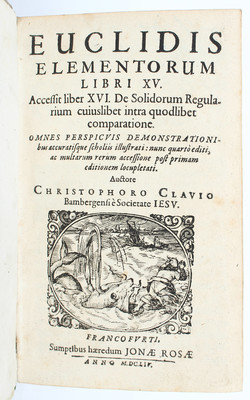 Euclid, Elementorum libri XV(-XVI)