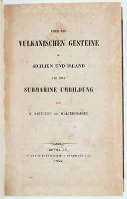 Sartorius, Vulkanische Gesteine