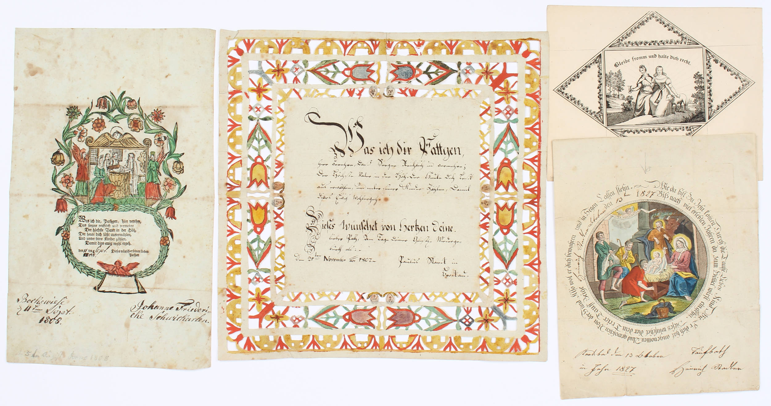 Taufbriefe Deutschland. Ca. 50 Bll.