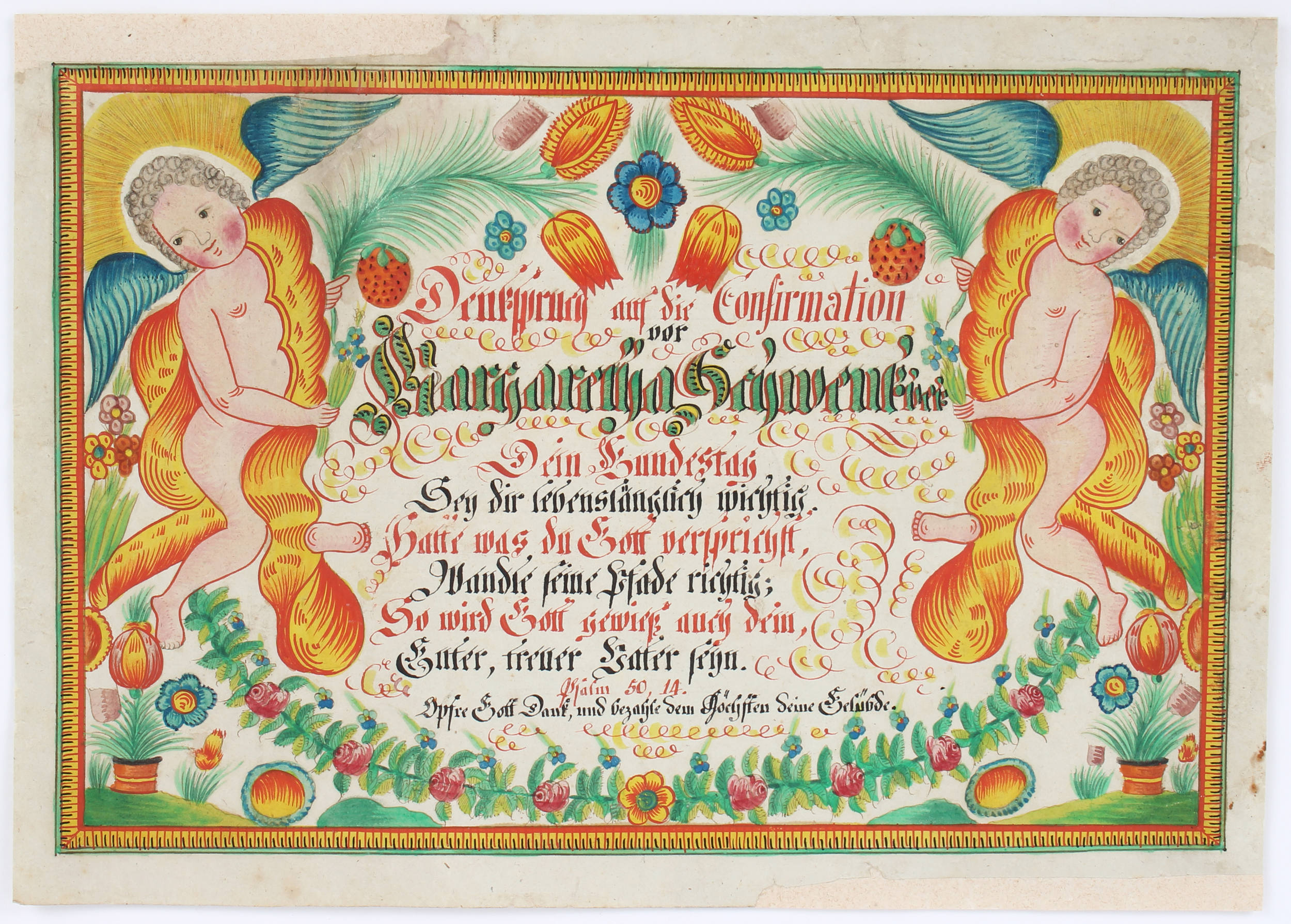 Denkspruchbilder. 3 Bll.