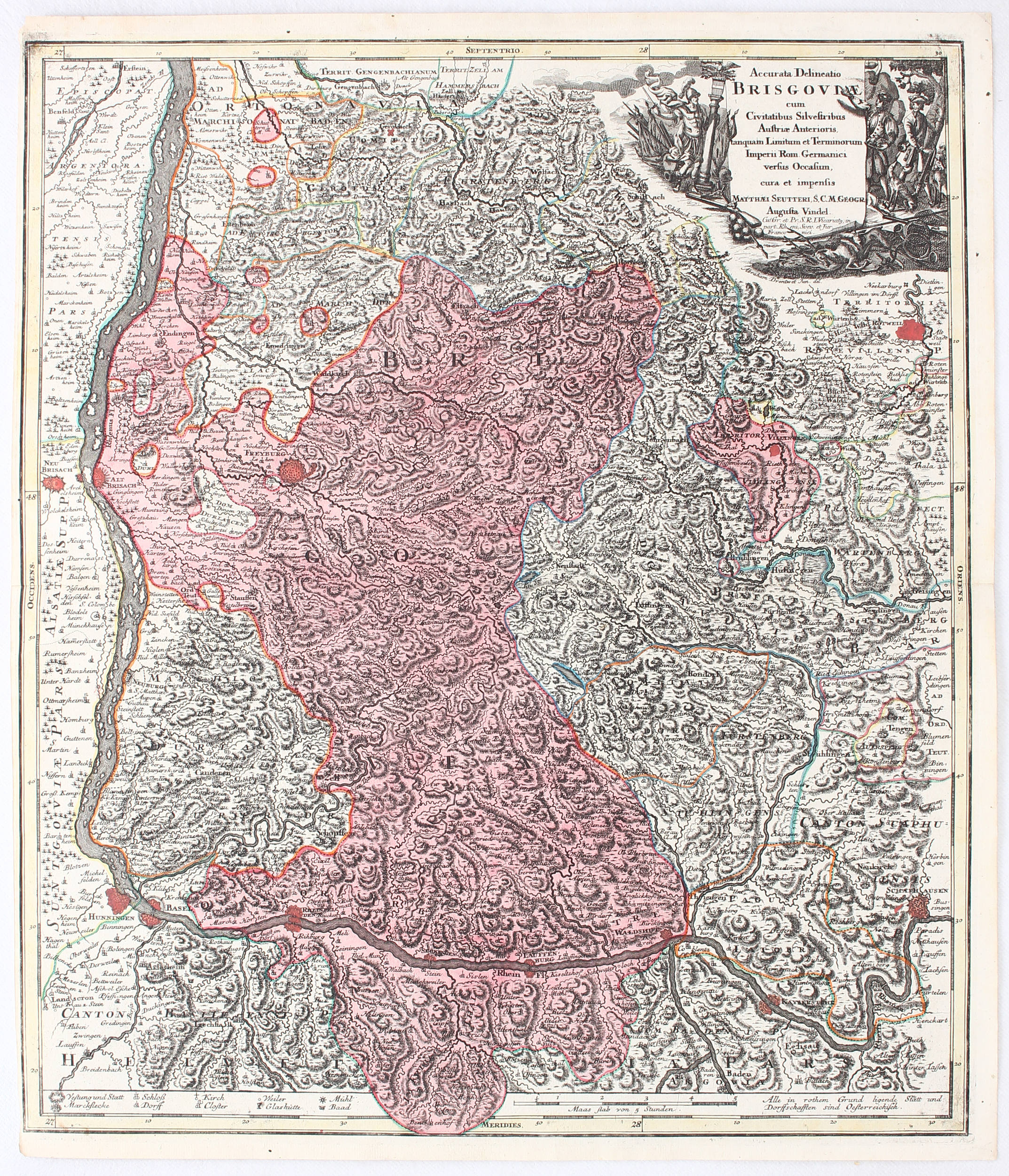 Schwaben. W. Blaeu / 3 Bll.