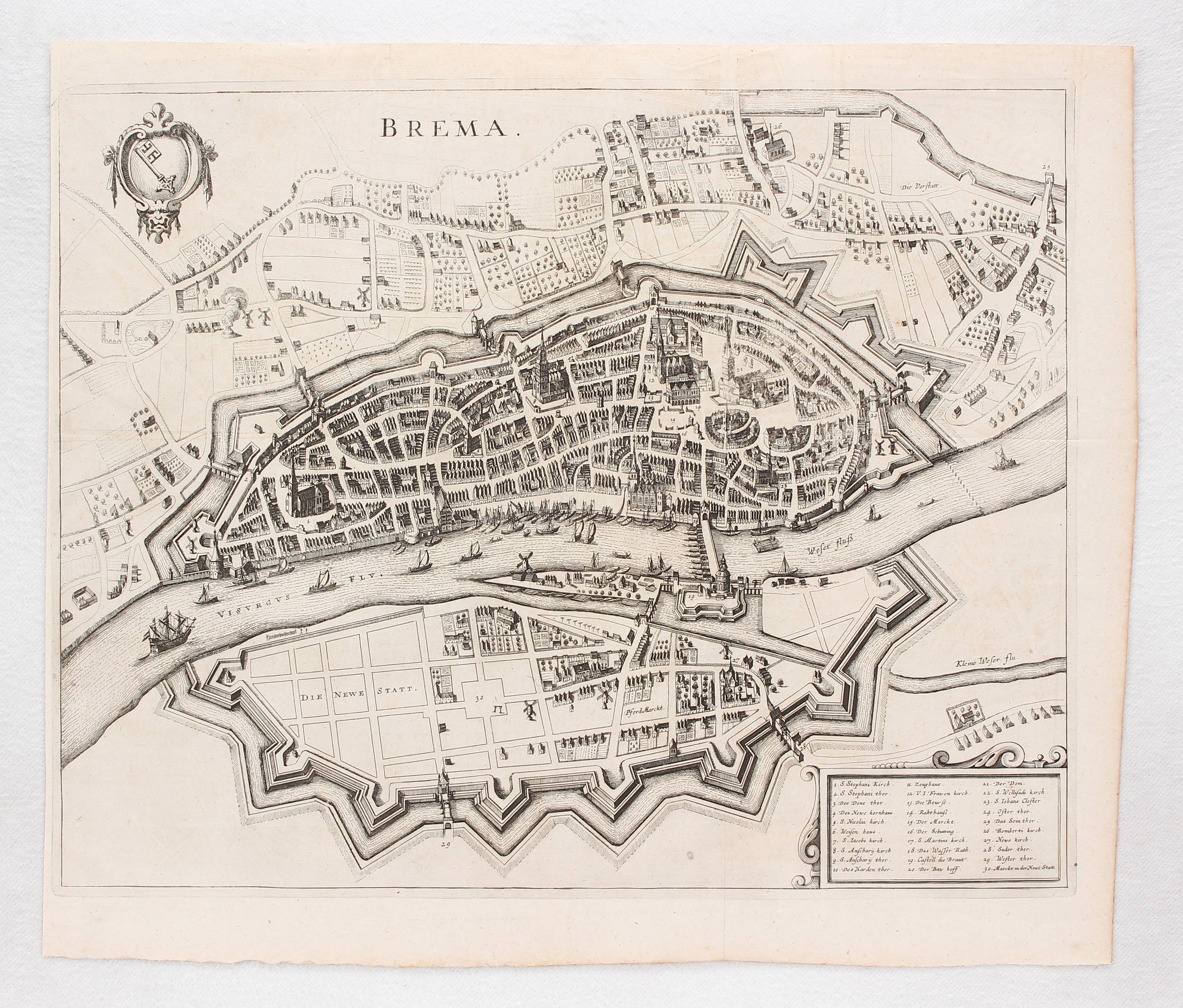 Bremen. (Janssonius-Wit/Leti)