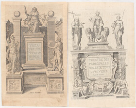 Atlantentitel. 4 Bll. (Braun-Hogenberg)