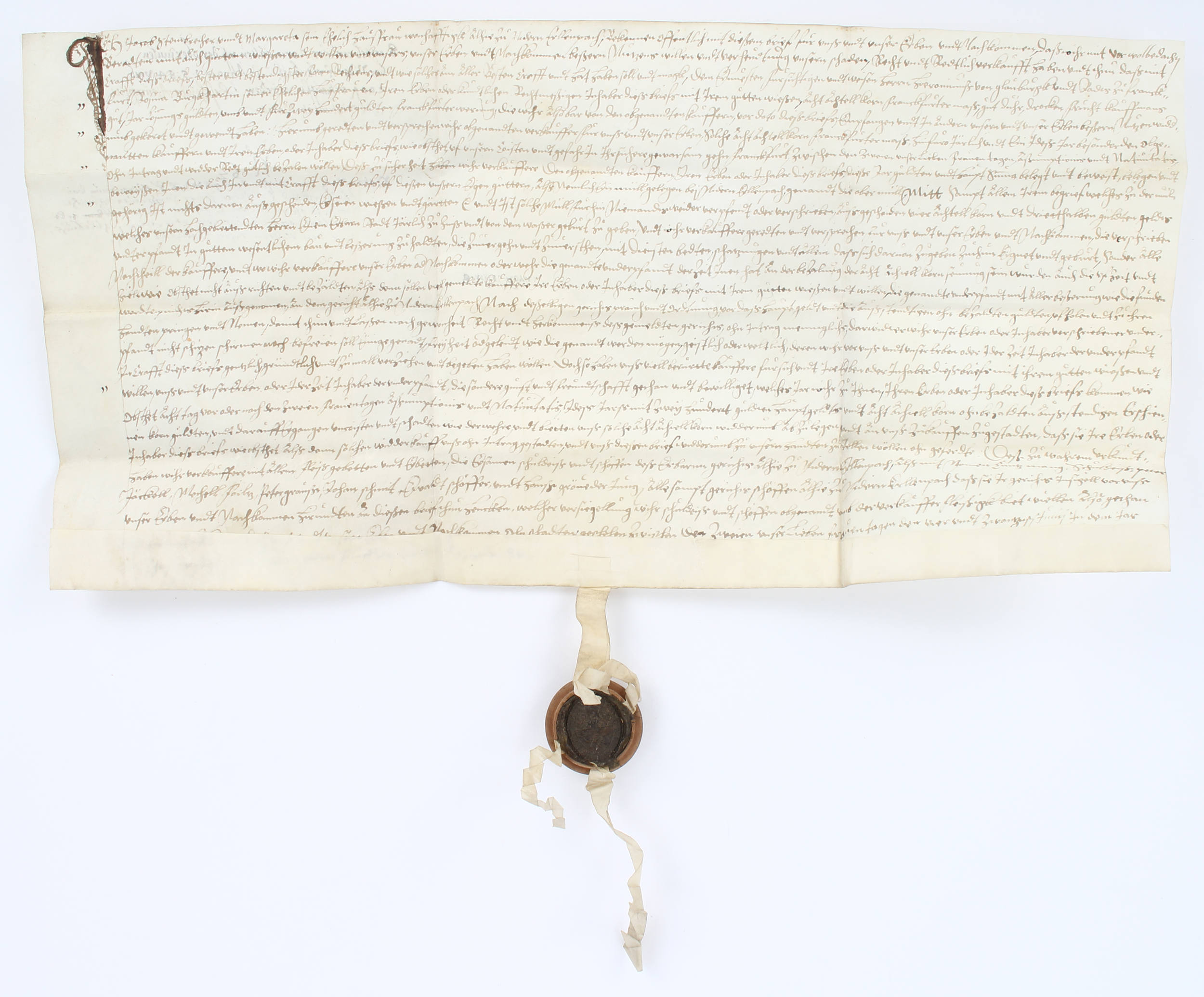 Urkunde zur Obermühle in Nieder-Erlenbach