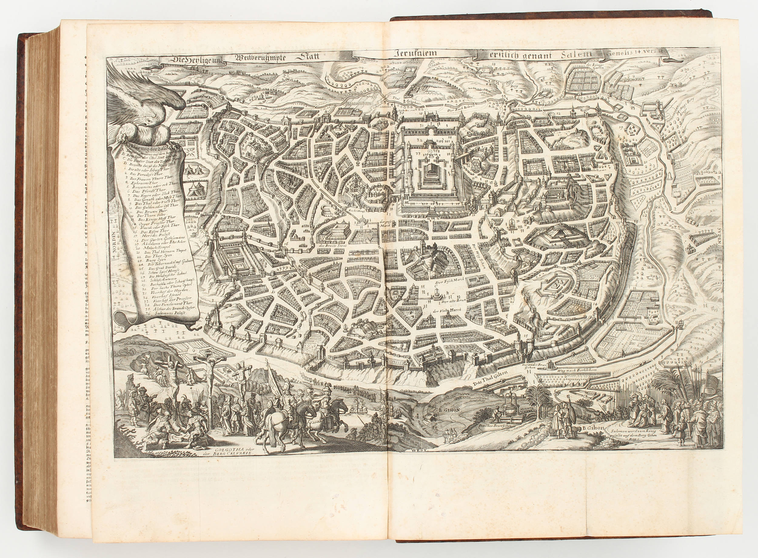 Biblia germanica. Basel 1665. 3 Bde.