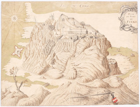 Fuentes. Vogelschauansicht. Anonym