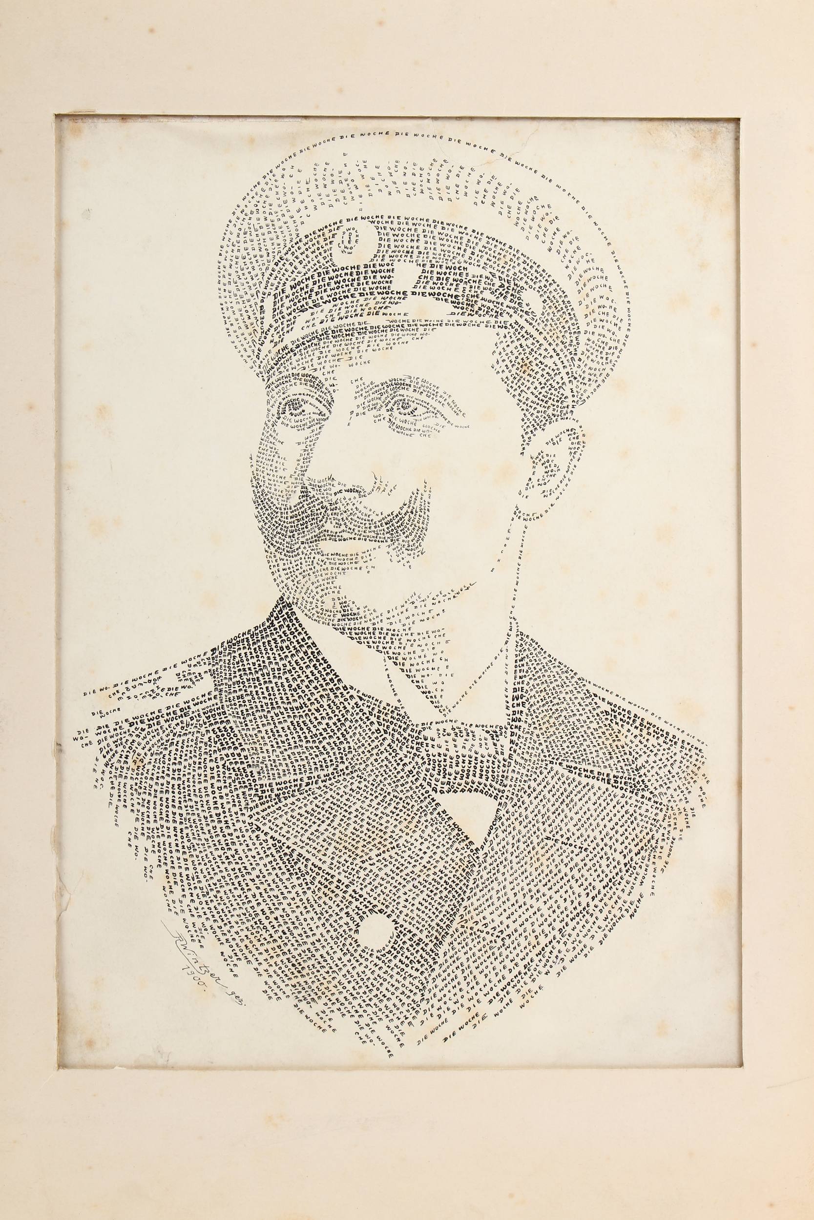 Wintzer. Or.-Zeichnungen. Ca. 90 Bll., 5 Hefte, 1 Skizzenbuch