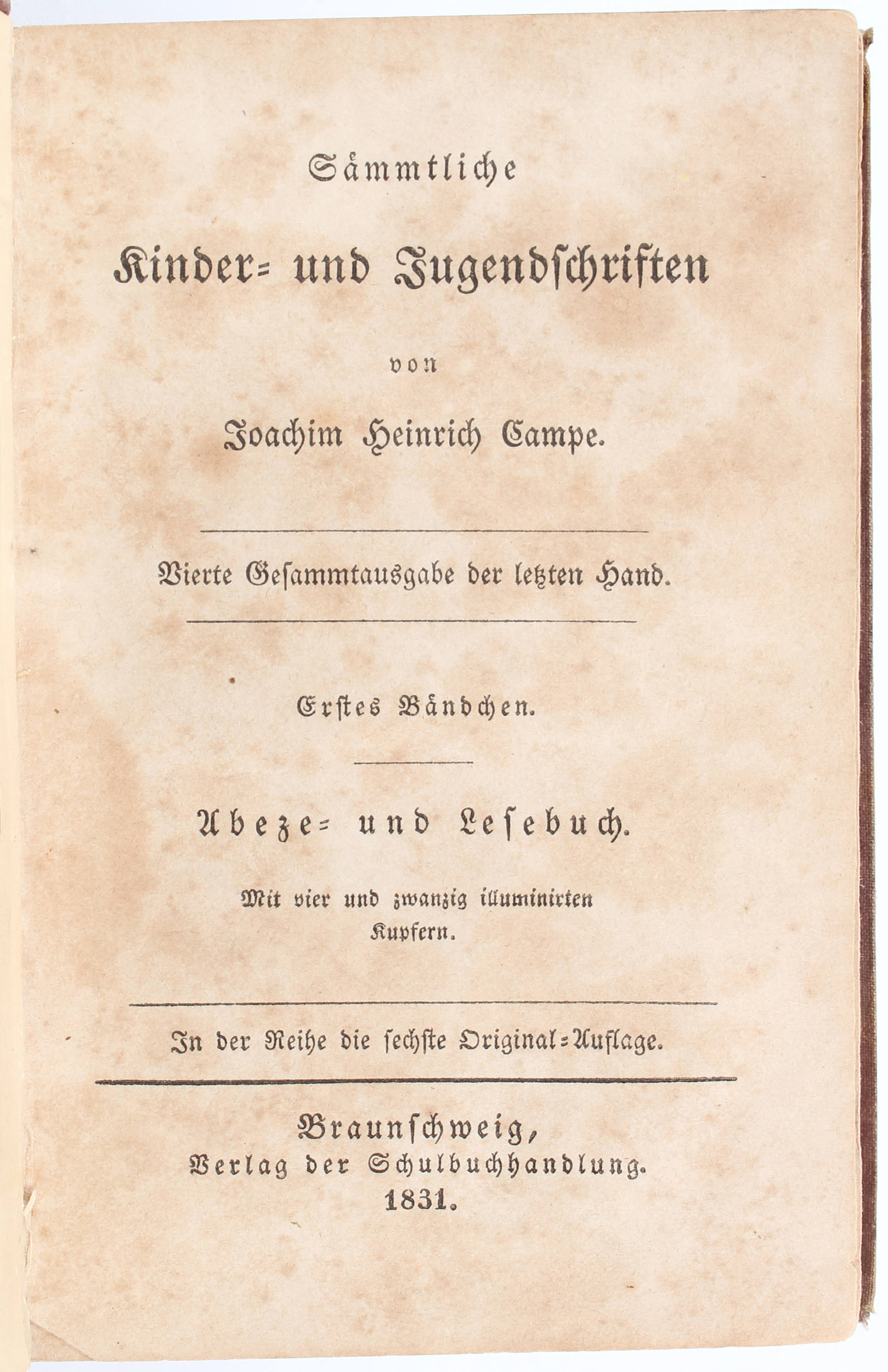 Campe, Abze- und Lesebuch