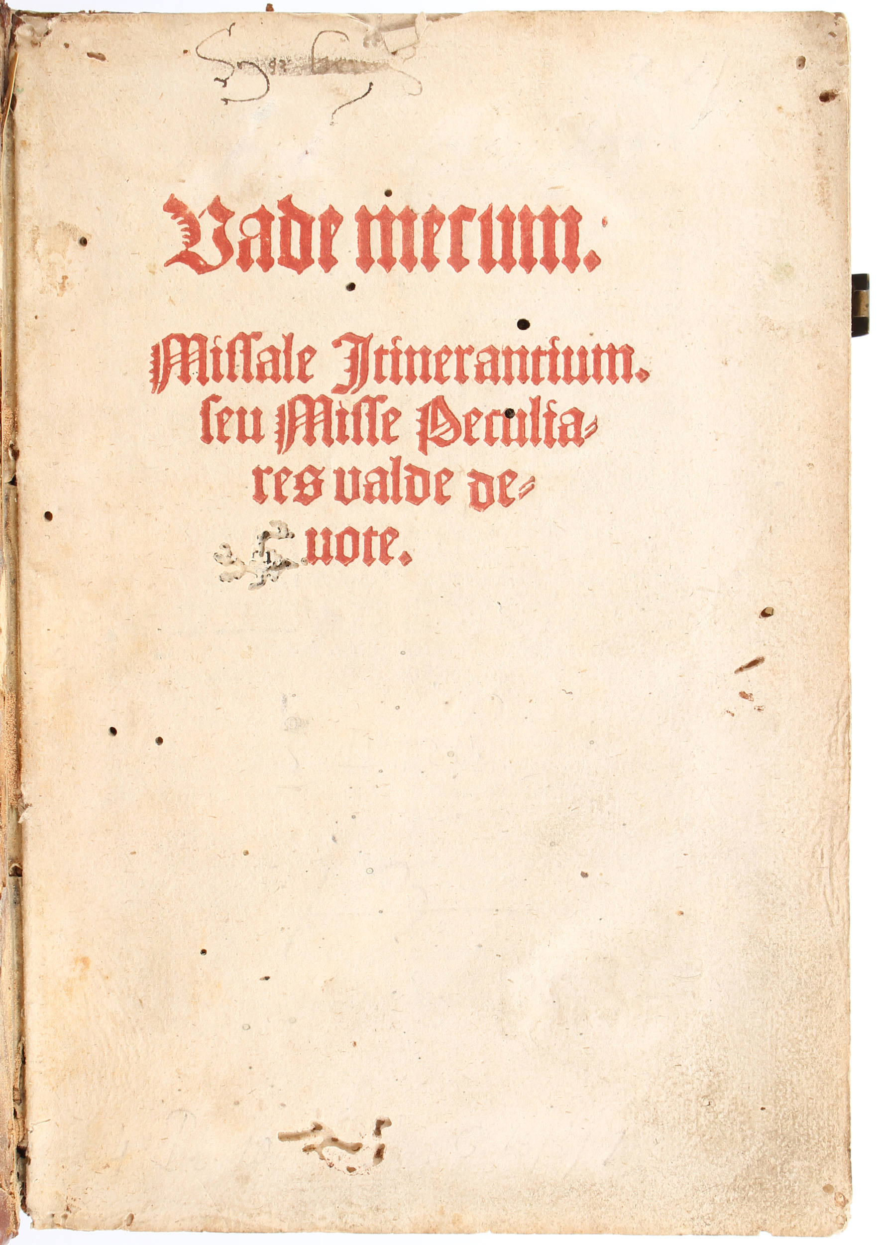 Missale itinerantium 1512