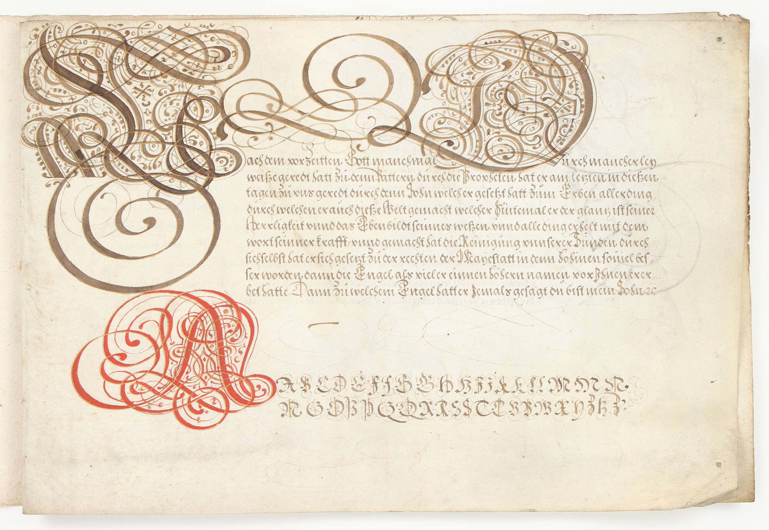 Dratz, Kalligraphische Handschrift