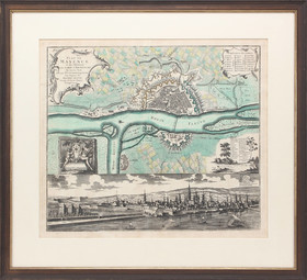 Mainz, Plan-Prospekt. Counradi-Seutter. Ger.