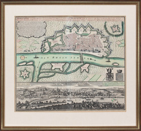 Mainz. Plan-Prospekt. Seutter. Ger.