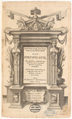 Hondius, Regelen der fortificatie u. Beibd.