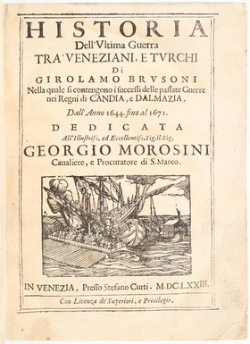 Brusoni, Historia dell'ultima guerra