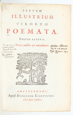 Fürstenberg, Poemata