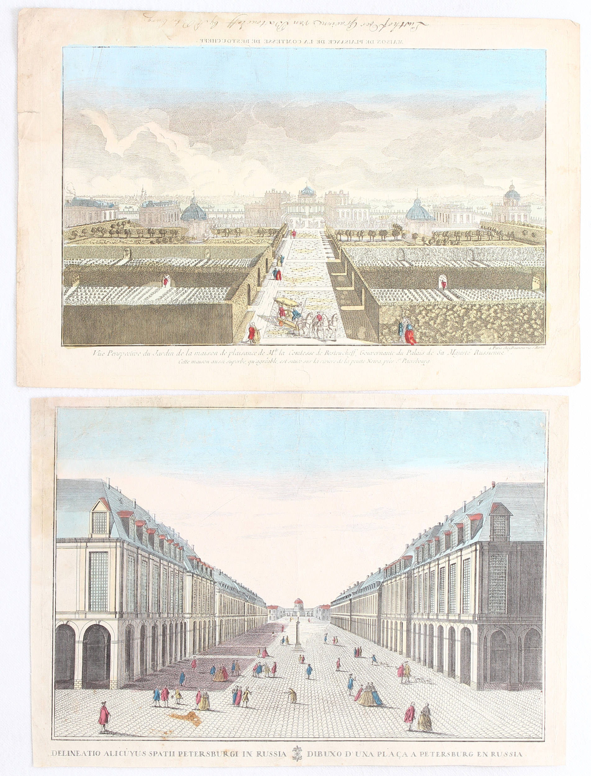 St. Petersburg. 6 Bll. Teilansichten