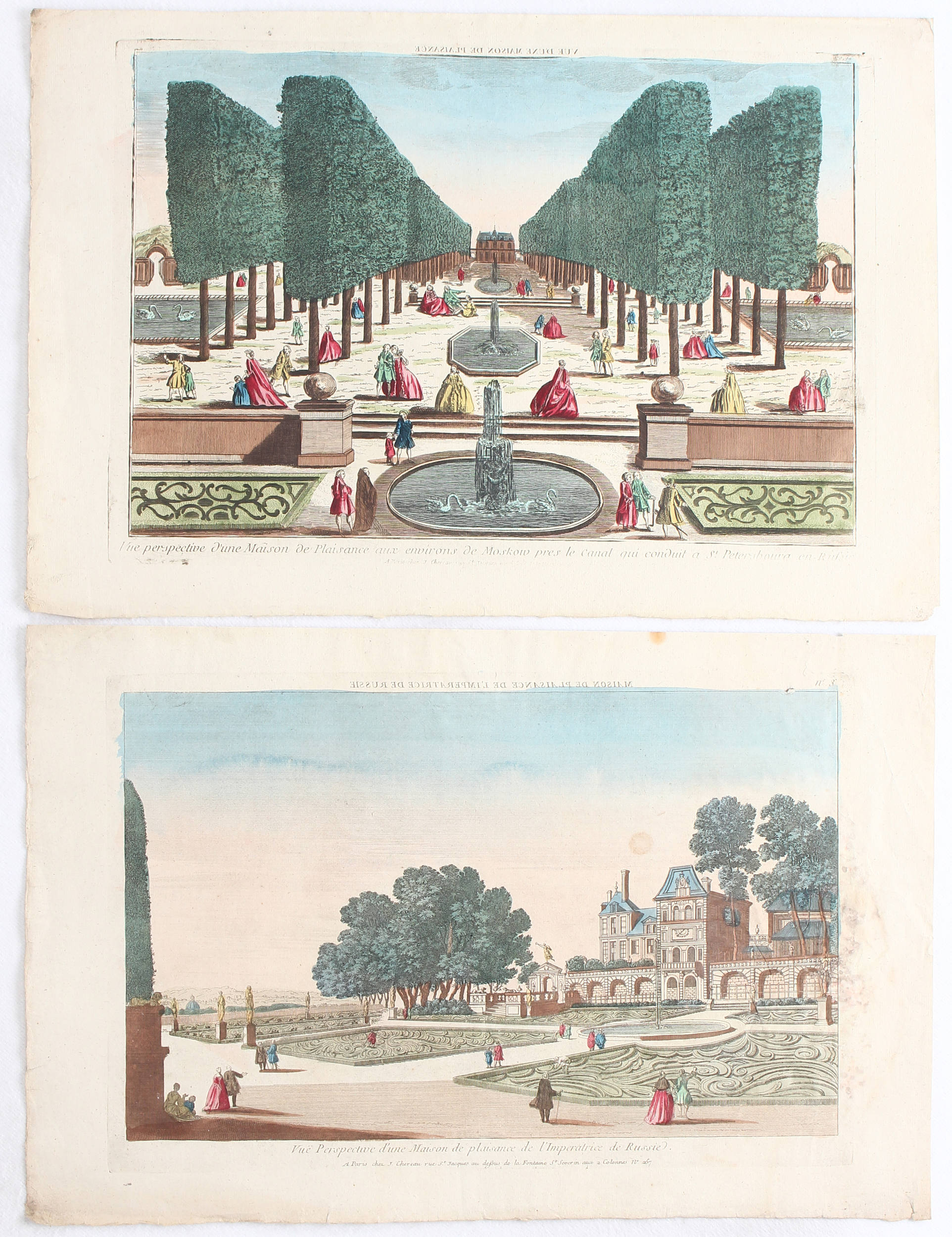 St. Petersburg. 6 Bll. Teilansichten