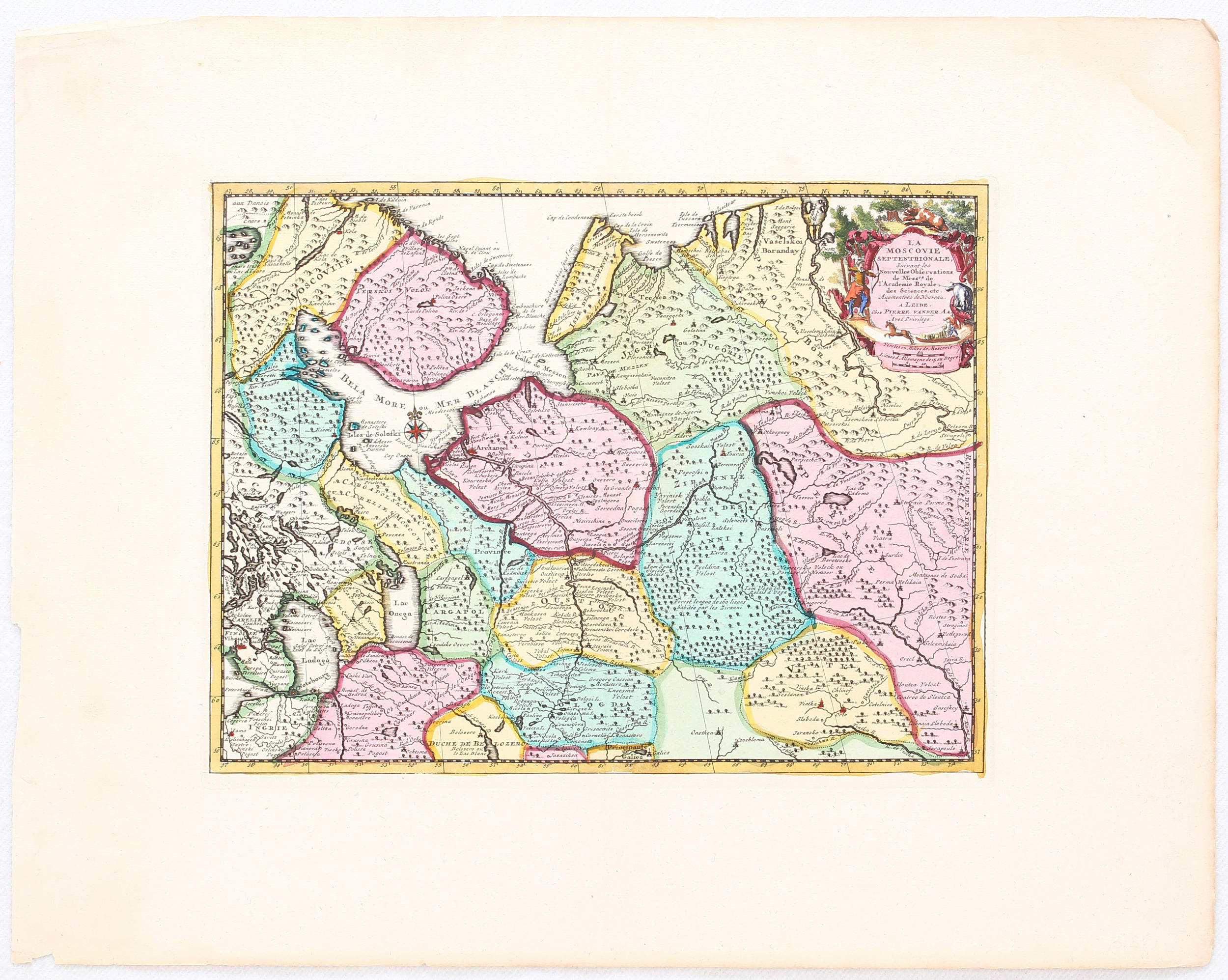 Russland. 3 Bll. P. van der Aa