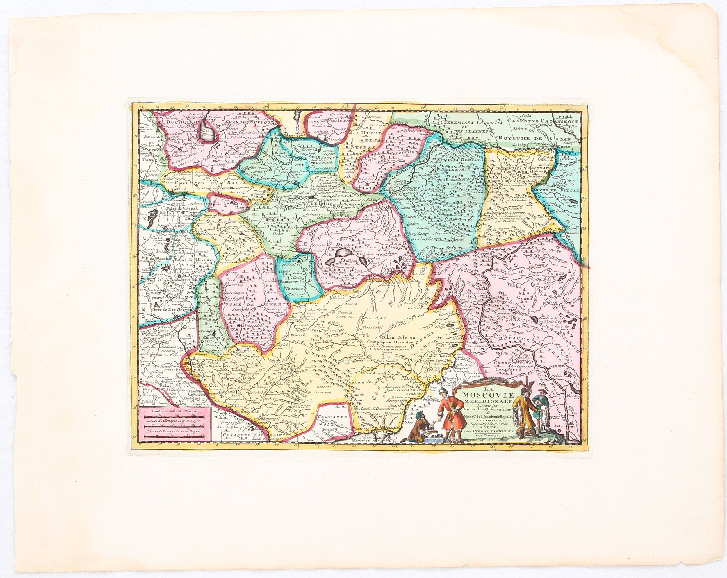 Russland. 3 Bll. P. van der Aa