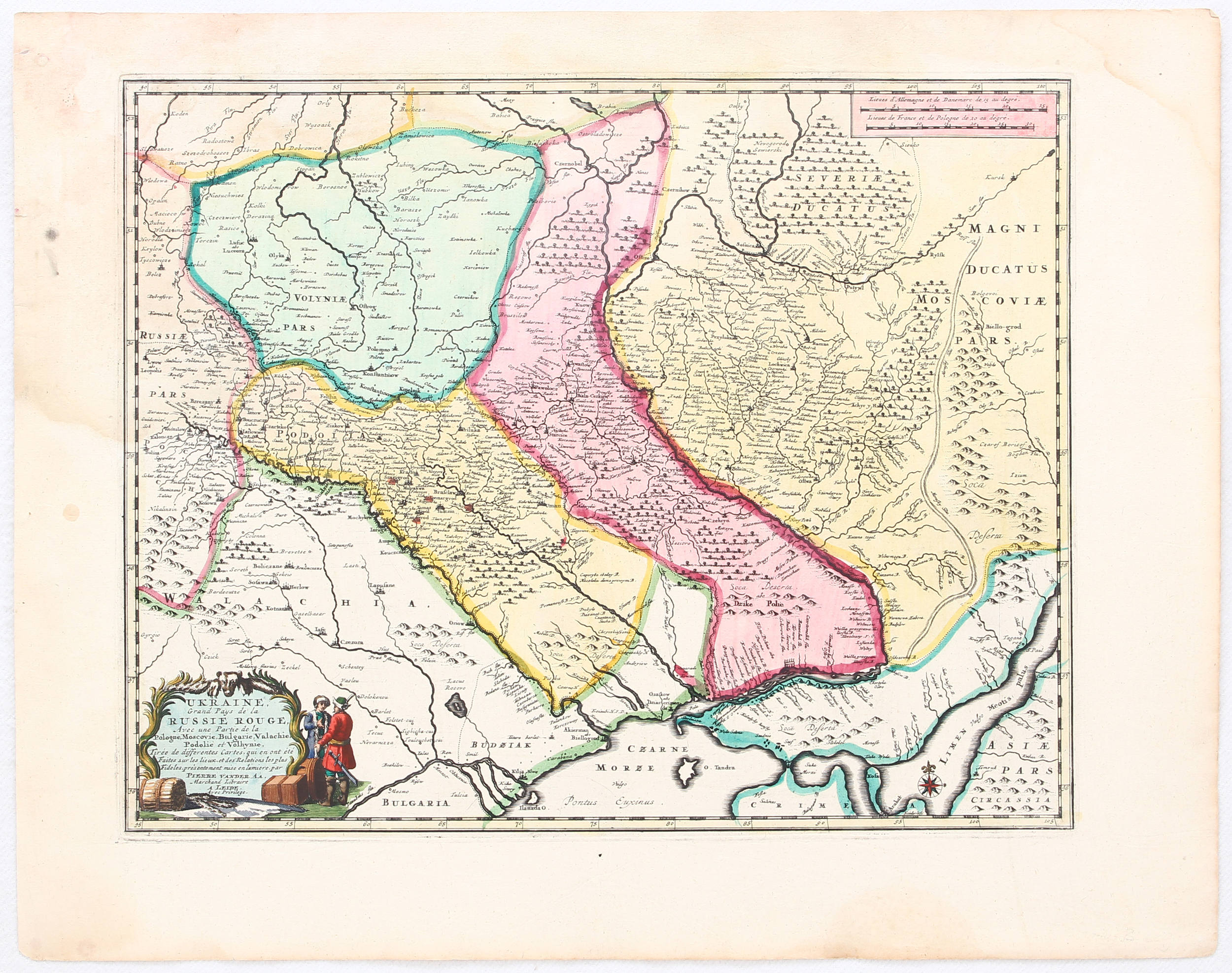 Russland. 3 Bll. P. van der Aa