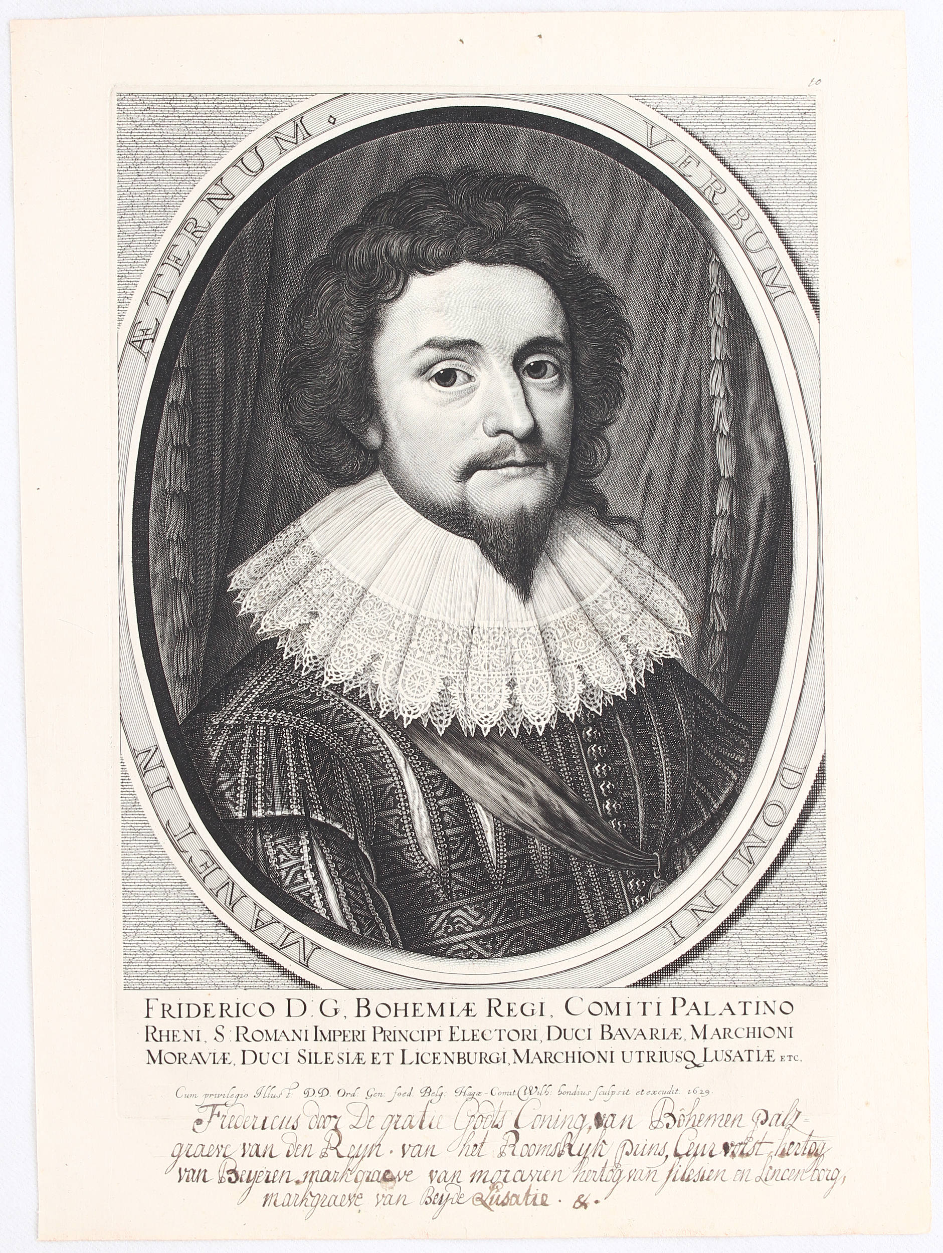 Porträts. 4 Bll. Hondius