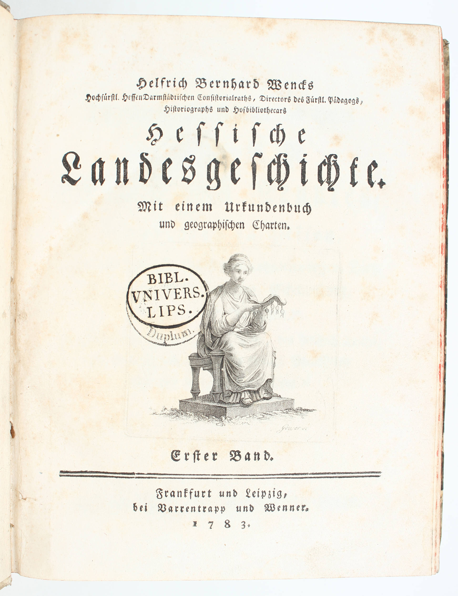 Wenck, Hessische Landesgeschichte. 5 Bde.