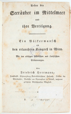 Herrmann, Über Seeräuber im Mittelmeer