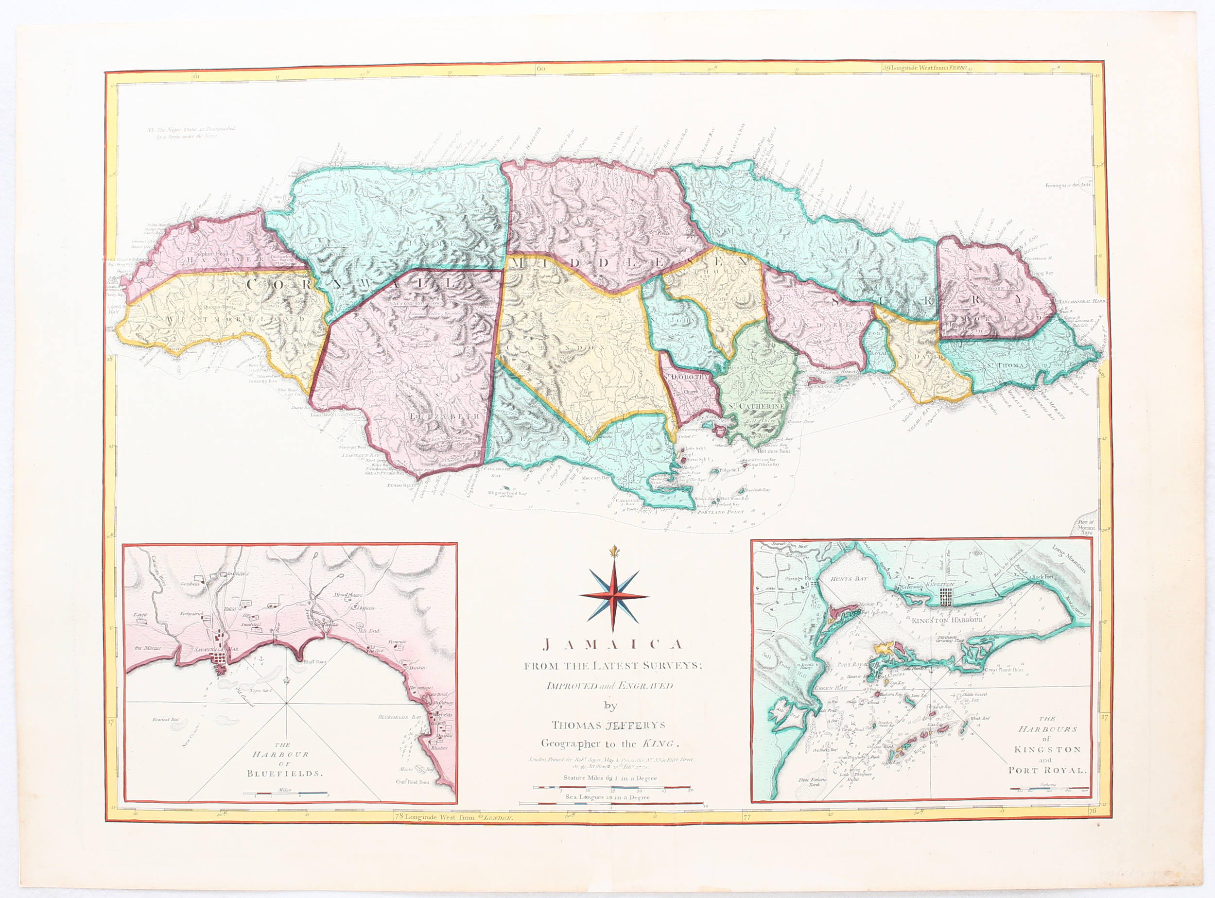 Jamaica. Jefferys-Sayer