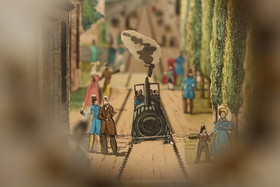 Ludwigs-Eisenbahn. Guckkasten