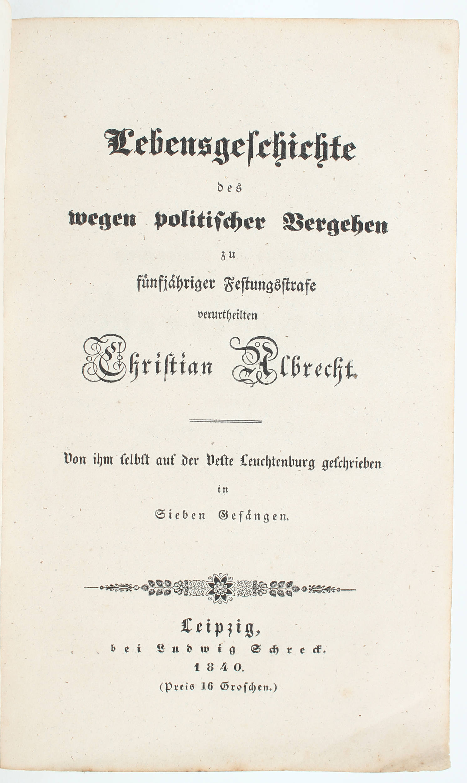 Albrecht, Lebensgeschichte