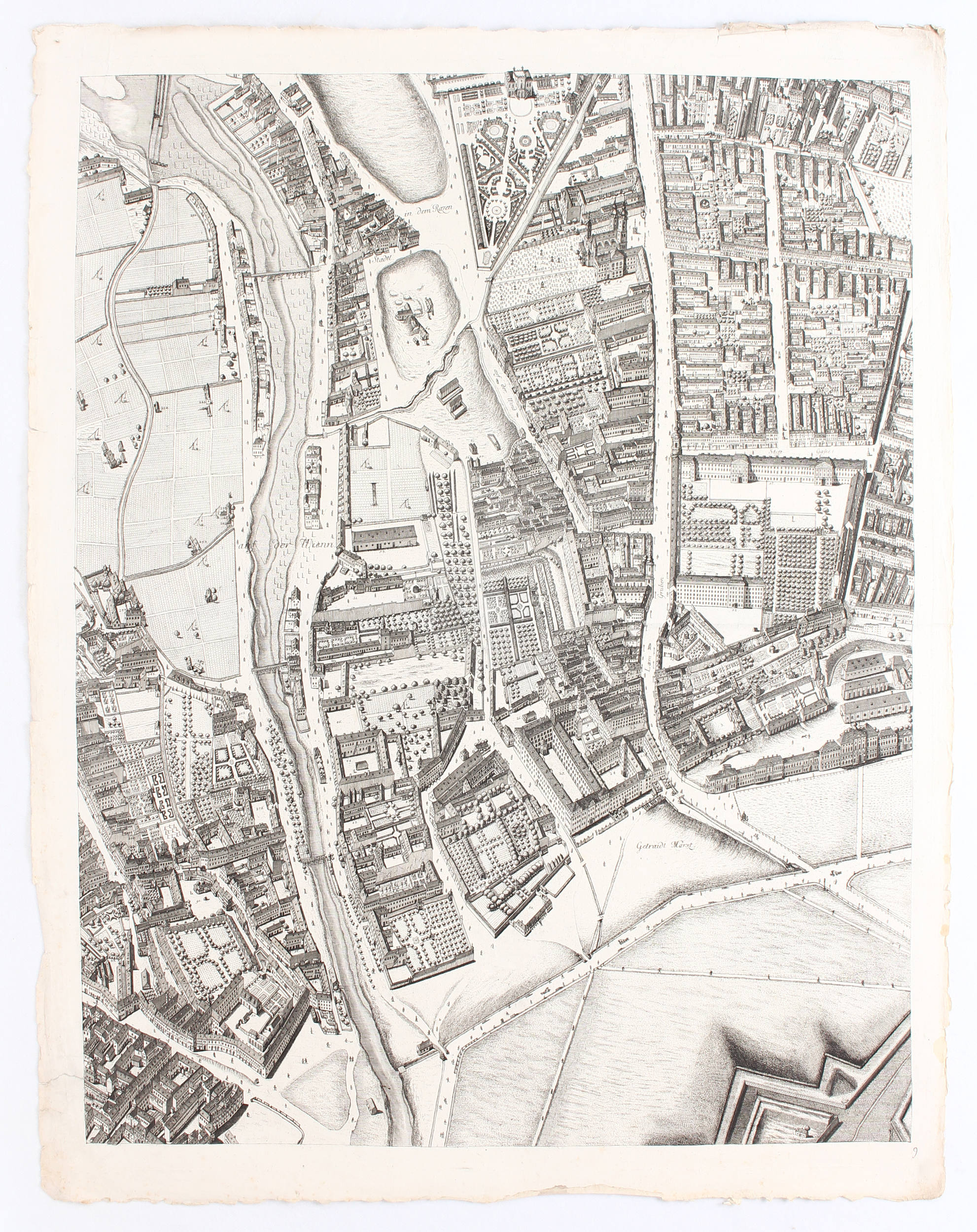 Wien. Plan in 24 Bll. Huber