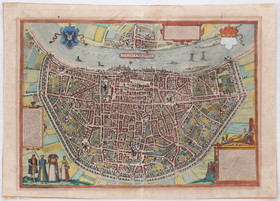 Köln. Vogelschau. (Braun-Hogenberg)