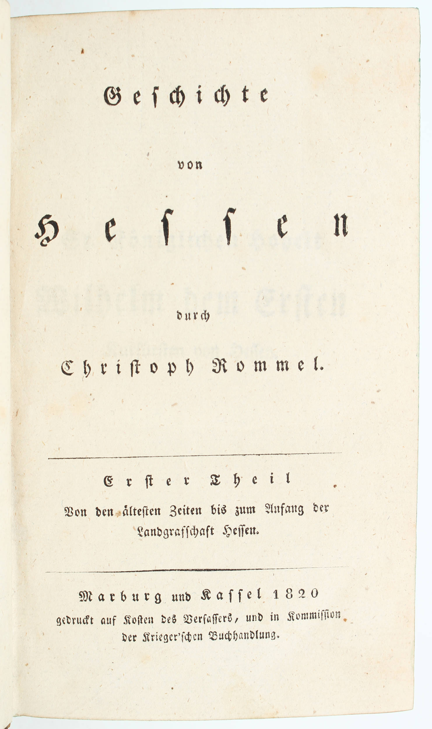 Rommel, Geschichte von Hessen / 9 Bde.