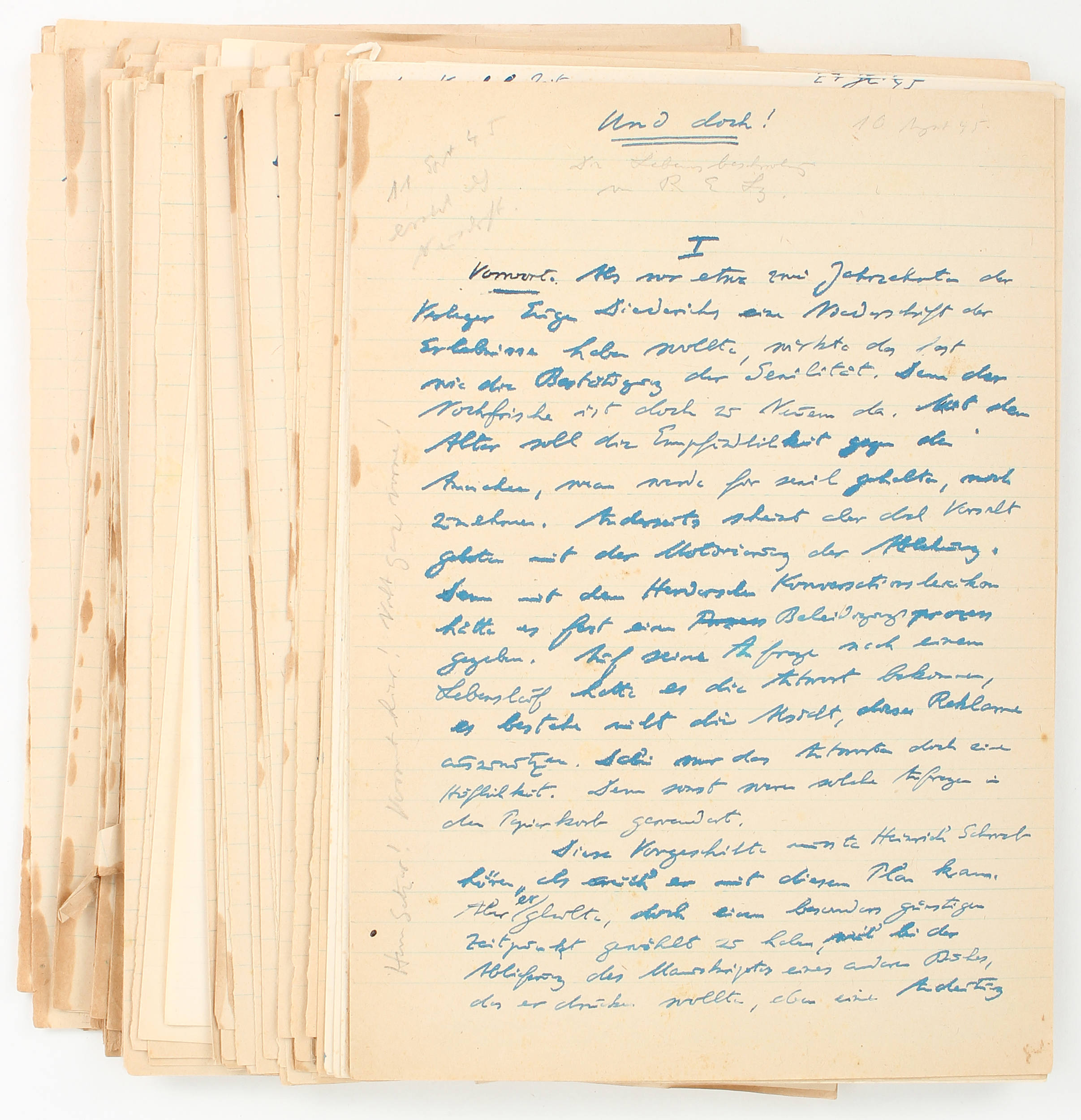 Liesegang, Autobiographie