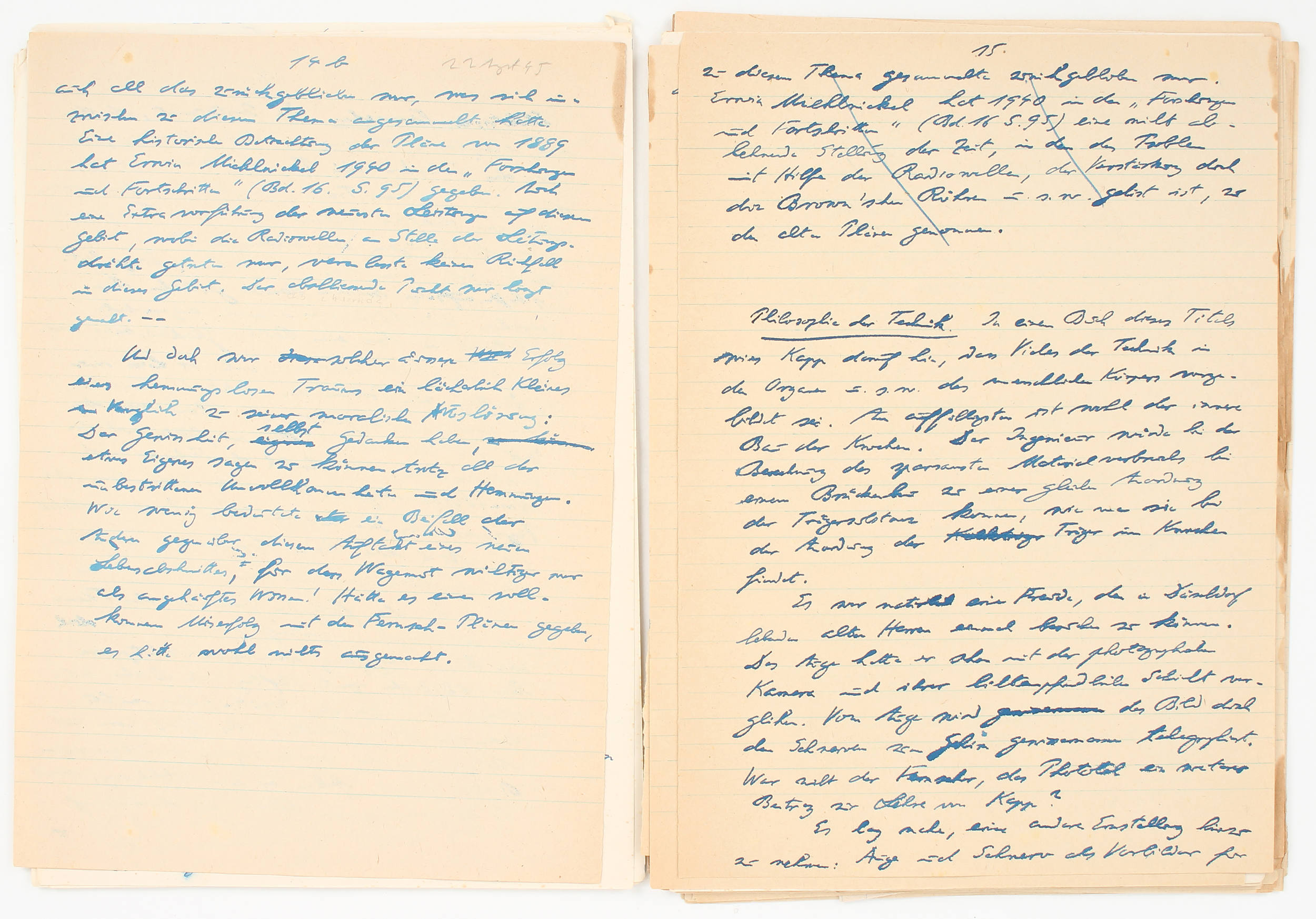 Liesegang, Autobiographie