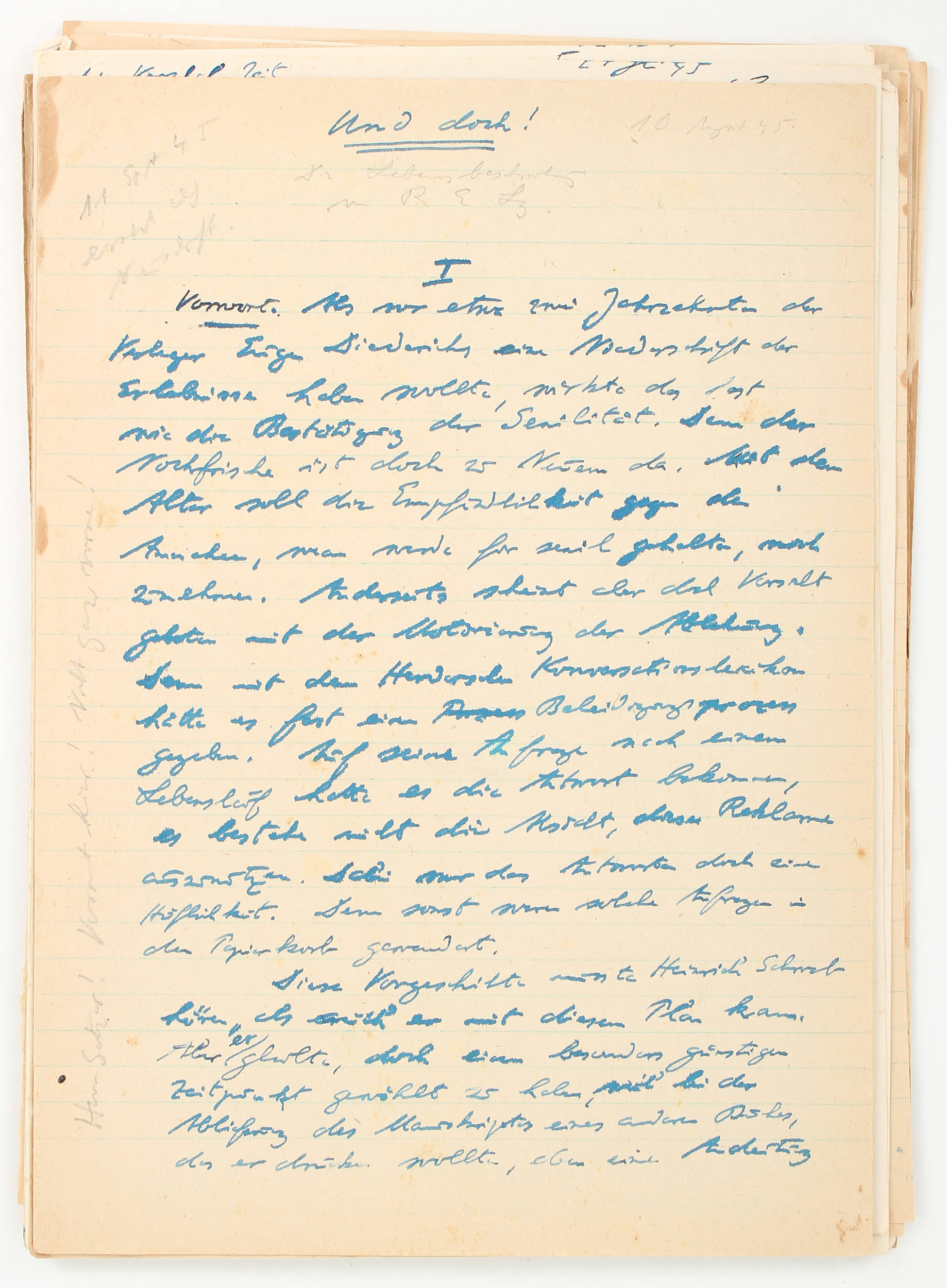 Liesegang, Autobiographie