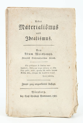 Weishaupt, Ueber Materialismus