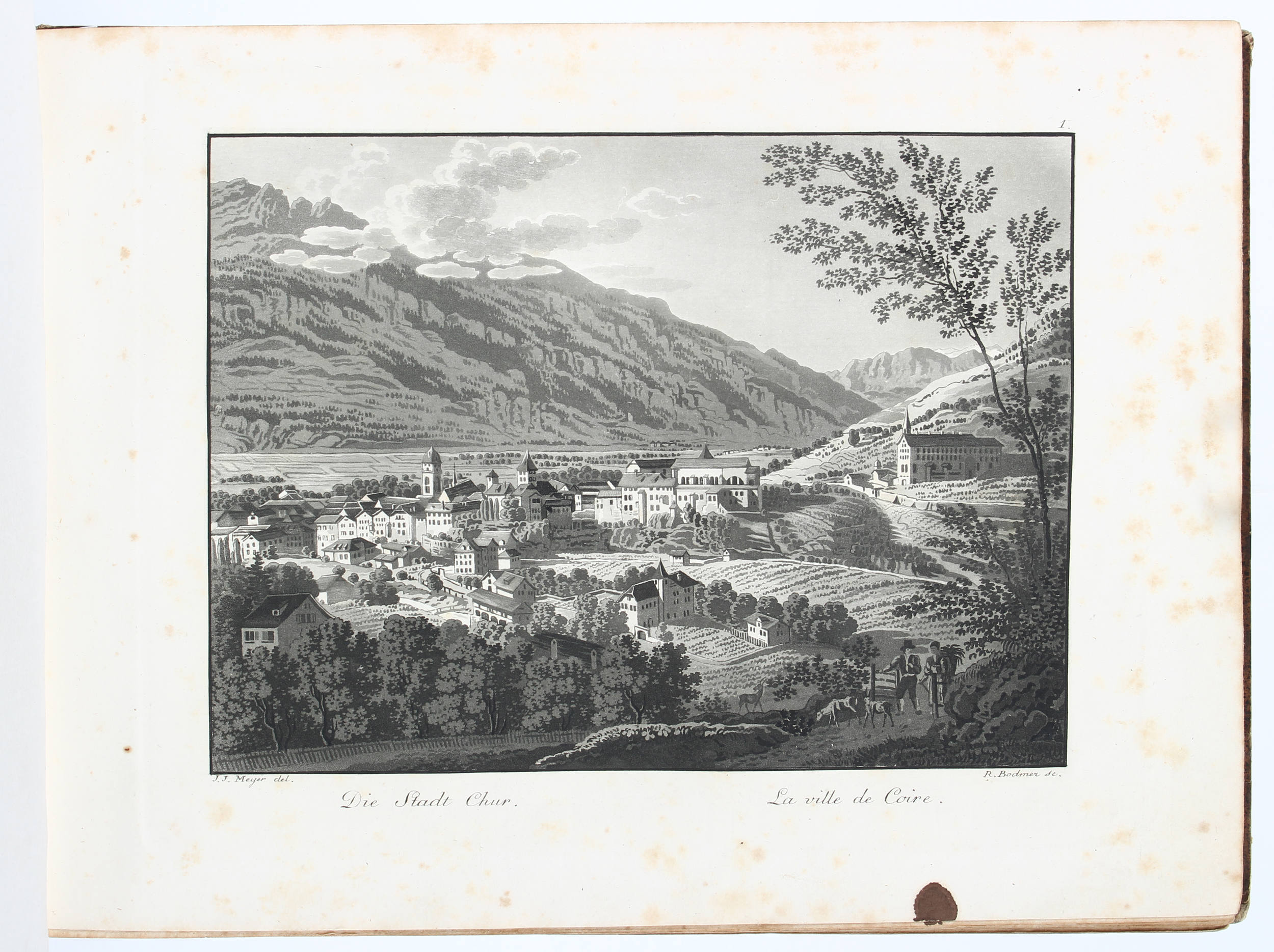 Ebel, Neue Strassen durch Graubündten