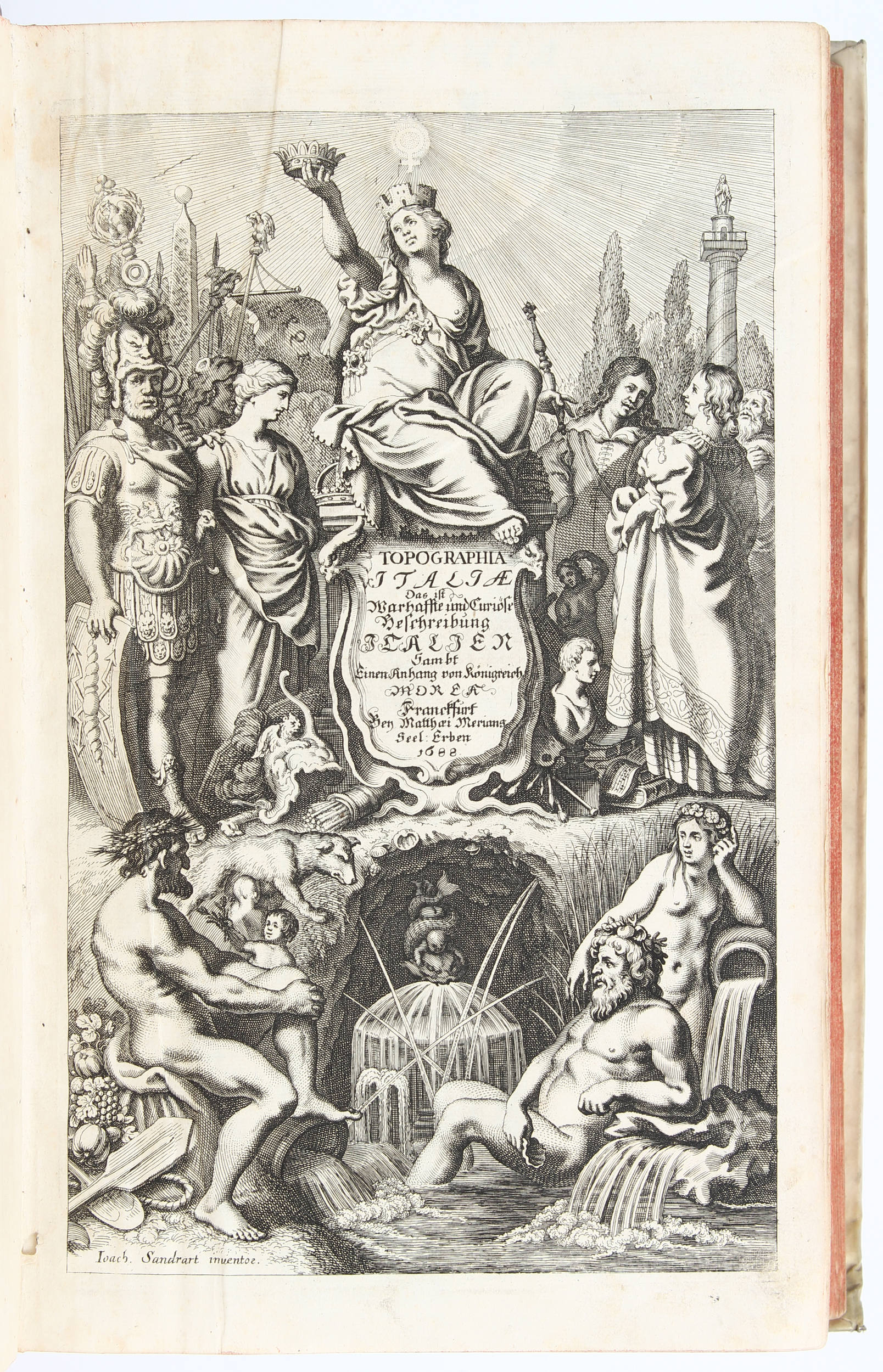 Merian, Italien + Boissard, Urbis Romae in 1 Bd.